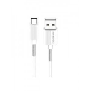 BOROFONE USB Datu kabelis UJet BX11 Apple lightning 1m balts