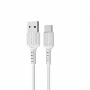 BOROFONE USB кабель Easy BX16 Type-C 1m белый