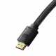 Augstas izšķirtspējas HDMI 2.1 kabelis, 8K 60Hz, 3D, HDR, 48Gbps, 1m melns, CAKGQ-J01