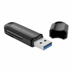 Karšu lasītājs SD, microSD, USB 3.0, 2TB, Orico CRS21-BK, melns