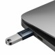 Переходник OTG USB-C на USB-A, синий, Baseus Ingenuity ZJJQ000003