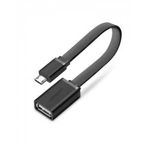 OTG adapteris Micro USB to OTG, UGREEN US133, melns, 10396