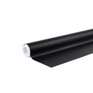 3D carbon fiber, oglekļa šķiedras plēve, 30cm x 150cm, Amio 02598, melns