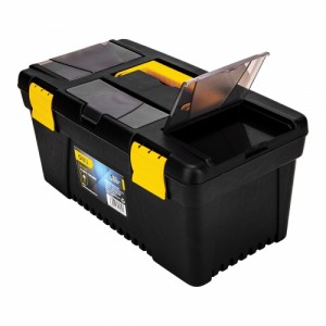 Ящик для инструментов, 15 дюймов, 380 x 200 x 180 мм, Deli Tools EDL432417, желтый