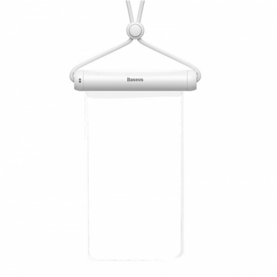 Ūdensizturīgs telefona maciņš, Baseus Cylinder Slide-cover, balts, FMYT000002