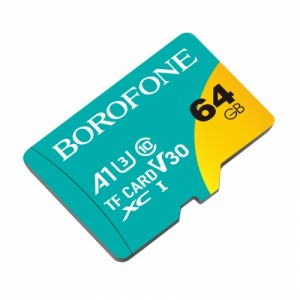 Atmiņas karte MicroSD 64GB, SDHC Class10, 95MB/s, Borofone KAR00292
