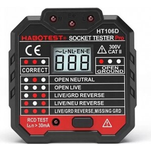 Habotest ligzdu testeris ar digitālo displeju Habotest HT106D