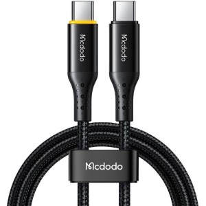 Mcdodo kabelis USB-C uz USB-C Mcdodo CA-3461, PD 100W, 1.8m (melns)