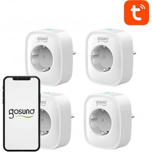 Gosund Smart ligzda WiFi Gosund SP1 (4 iepakojums) Tuya