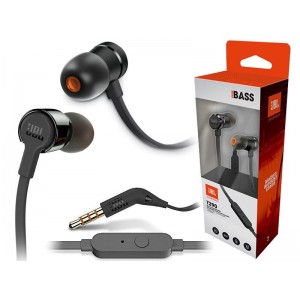JBL T290 in-ear headphones with microphone Black