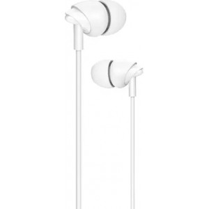 Usams Stereo headphones EP-39 3.5 mm white/white HSEP3902