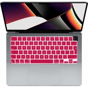 Alogy Silicone Keyboard Cover for Apple Macbook Pro 14/16 M1 2021 Pink