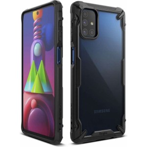 Ringke Fusion X protective phone case for Samsung Galaxy M51 Black