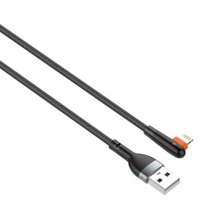 Ldnio kabelis USB līdz Lightning LDNIO LS561, 2.4A, 1m (melns)