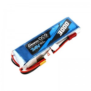 Gens Ace Battery  Gens Ace 3000mAh 7.4V 1C 2S1P LiPo
