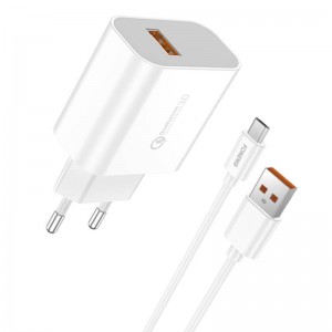 Foneng Быстрое зарядное устройство Foneng 1x USB QC 3.0 EU46 + USB Micro кабель