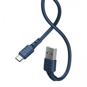 Remax kabelis USB-C Remax Zeron, 1m, 2.4A (zils)