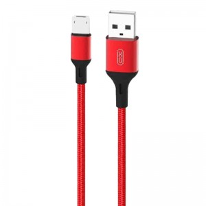 Кабель XO USB на Micro USB XO NB143, 2 м (красный)