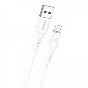 Foneng kabelis USB uz Micro USB Foneng, x81 2.1A, 1m (balts)