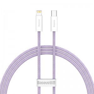 Baseus USB-C kabelis Lightning Baseus dinamiskajai sērijai, 20W, 1m (violets)