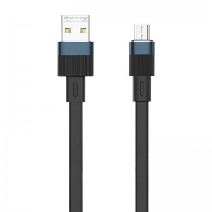 Remax kabelis USB-micro USB Remax skalošana, RC-C001, 1m (melna)