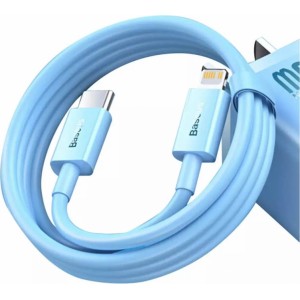 Baseus USB-C — кабель Lightning Baseus, PD 20 Вт 1 м (синий)