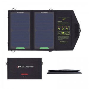 Allpowers AP-SP5V Portatīvais saules panelis / lādētājs 10W