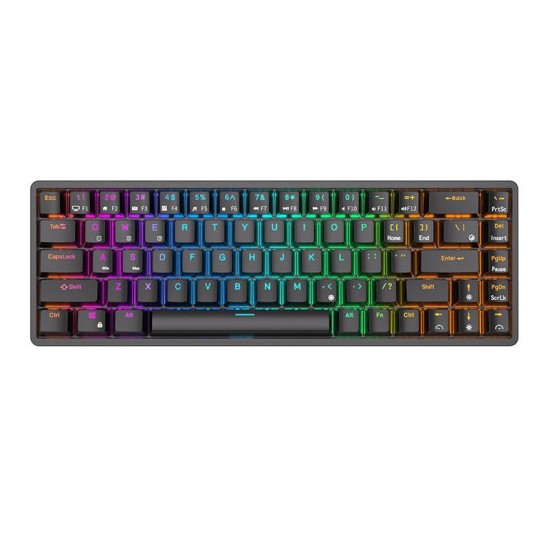 Механическая клавиатура Royal Kludge Royal Kludge RK837 RGB, красный переключатель (черный)