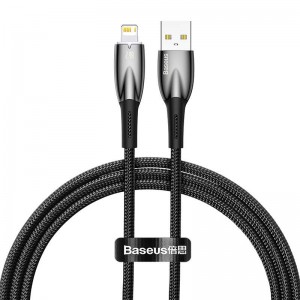 Baseus Glimmer Series kabel USB-A - Lightning 480Mb/s 2.4A 1m czarny
