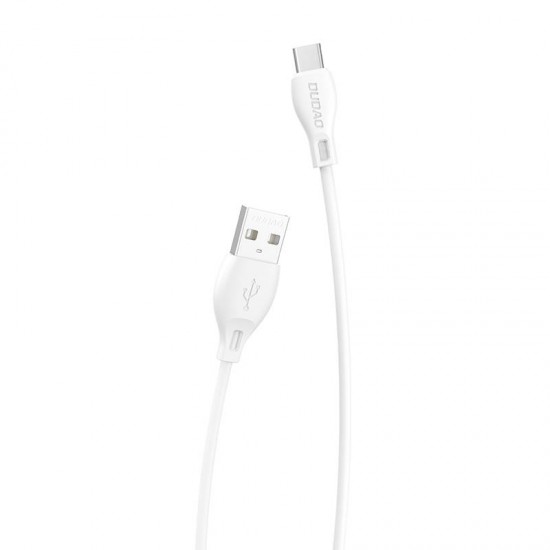 Dudao USB uz USB-C kabelis Dudao L4T 2.4A 1m (balts)