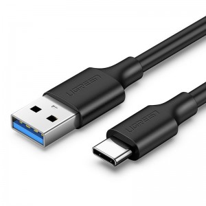 Datu, uzlādes kabelis USB uz USB-C 3.0, 3A,1.5m, UGREEN US184, 20883