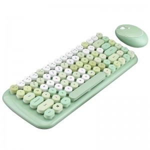 Беспроводная клавиатура Mofii + набор мышей MOFII Candy 2.4G (зеленый)
