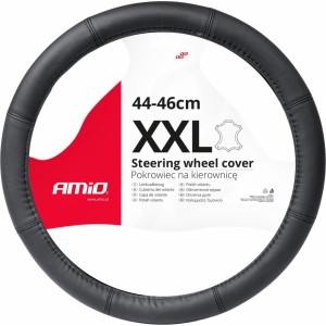 Amio Чехол на рулевое колесо Leather Series SWC-48-XXL (44-46см)