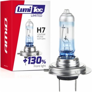 Amio Галогенная лампа H7 12 В 55 Вт LumiTec LIMITED +130%