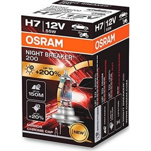 Галогенная лампа Osram H7 12V 55W PX26d NIGHT BREAKER 200 /1 шт.