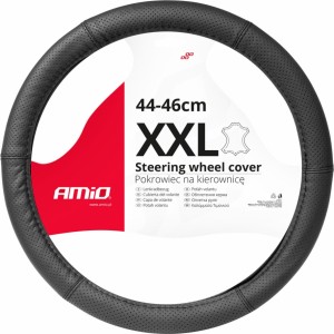 Amio Чехол на рулевое колесо Leather Series SWC-50-XXL (44-46см)