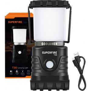 Superfire Кемпинговый фонарь Superfire T30, 600лм, USB