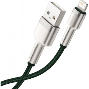 USB-кабель Baseus для Lightning Baseus Cafule, 2.4A, 1м (зеленый)