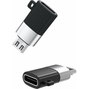 XO Adapter USB-C to Micro USB XO NB149-C (black)