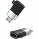 XO Adapter USB-C to Micro USB XO NB149-C (black)
