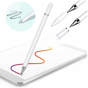 Alogy 2-in-1 capacitive touch stylus for the screen of a phone tablet with a pen White