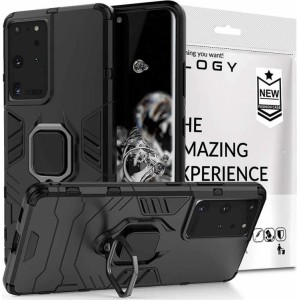 Alogy Stand Ring Armor case for Samsung Galaxy S21 Ultra black