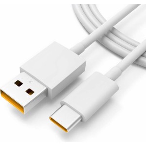 Oppo DL136 Supervooc Super Fast USB to USB-C Type C Cable 65W 1m Cable White
