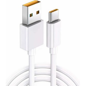 Oppo DL136 Supervooc Super Fast USB to USB-C Type C Cable 65W 1m Cable White