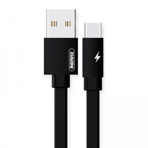 Remax kabelis USB-C Remax Kerolla, 1m (melns)