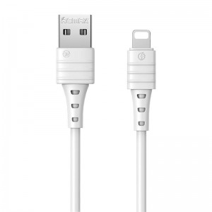 Remax kabelis USB Lightning Remax Zeron, 1m, 2.4A (balts)