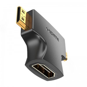 Vention HDMI - Mini/Micro HDMI Adapter 2in1 Vention AGFB0 (Black)