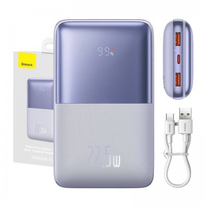 Baseus Bipow Pro Powerbank Ārējas Uzlādes Baterija 2xUSB /  USB-C / 22.5W / 20000mAh