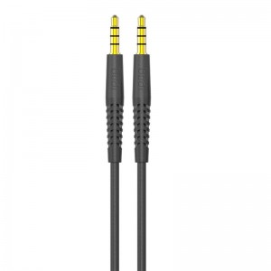 Budi AUX cable mini jack 3.5mm to mini jack 3.5mm Budi, 1.2m (black)