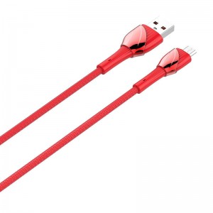 Ldnio LS661 USB - Micro USB 1m, 30W kabelis (sarkans)